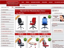 Tablet Screenshot of kancelarskezidle.cz